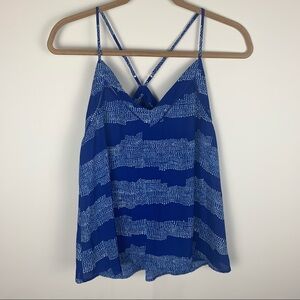 Collective Concepts Blue Print Racerback Tank Top
